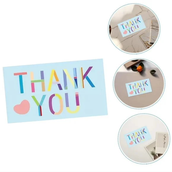 100 Thank You Cards - Picture 2 of 2